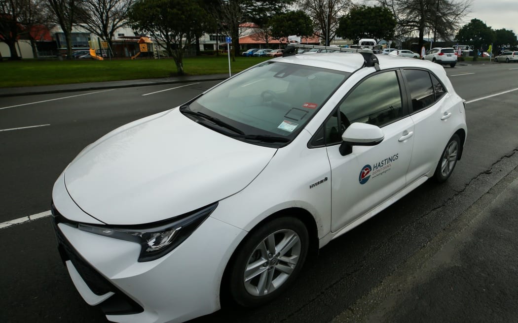 Hastings District Council's new Mobile Licence Plate Recognition (MLPR) system used to issue parking offences.
HBG 19Jul24 -
HBG 31Jul24 -
HBG 17Aug24 - The Hastings District Council's new Mobile Licence Plate Recognition system has yet to issue a parking ticket.