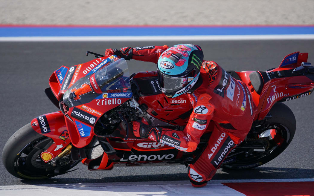 Ducati MotoGP rider Francesco Bagnaia of Italy.