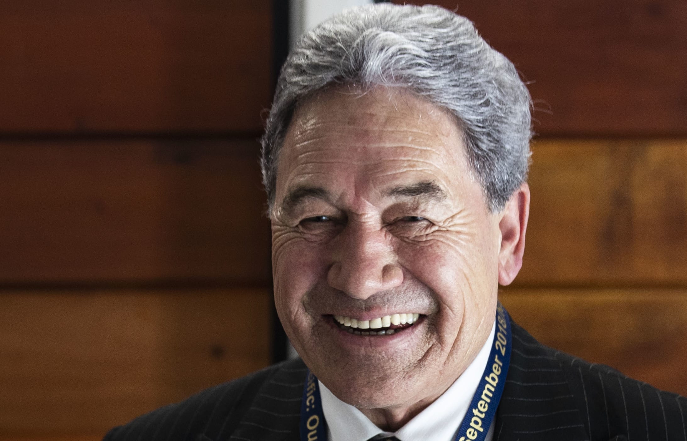 Deputy Prime Minister Winston Peters speaks to NZ media on arrival in Nauru for the Pacific Islands Forum.