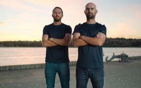 Mike Buckley and Taylor Canfield, co-founders of Stars and Stripes Team USA - the 5th challenger of the 36th Americas Cup.