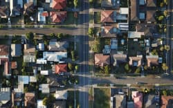 houses, aerial view, real estate, property, housing, business