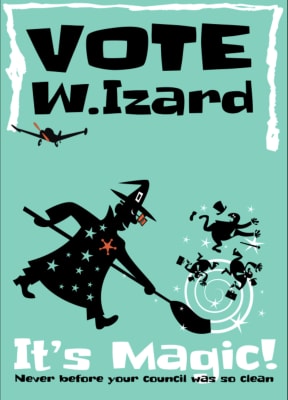 William Izard's campaign poster.