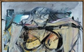 Willem de Kooning's 'Woman-Ochre'.