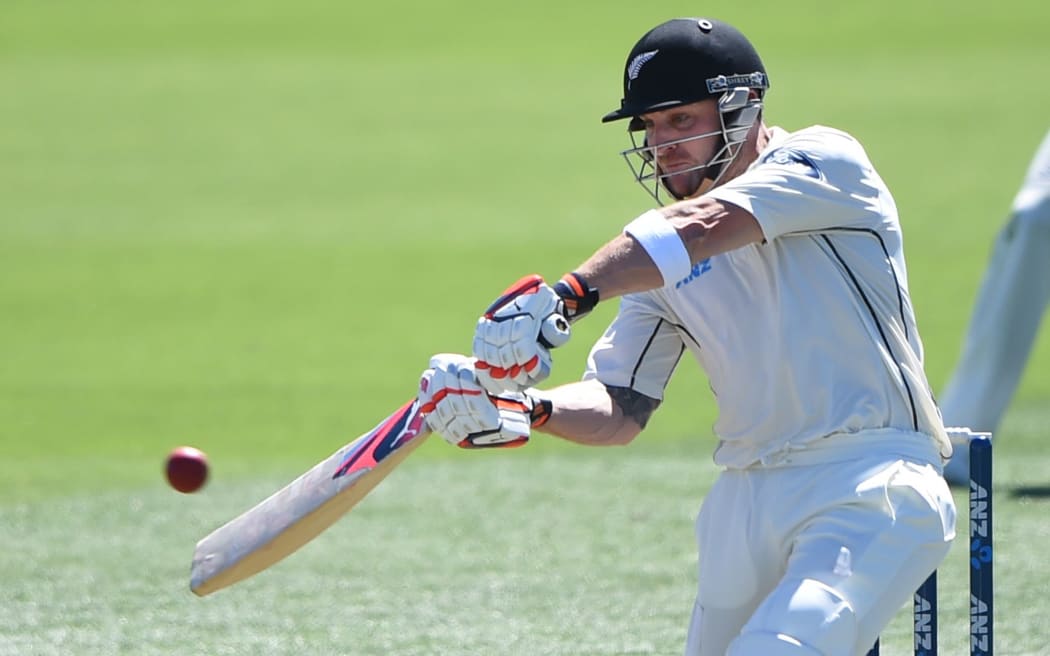 Brendon McCullum on the way to the world's fastest century.