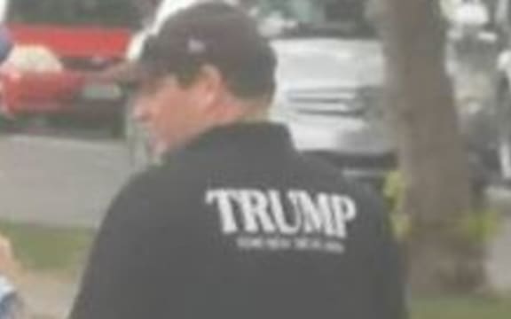 Police are looking for this man in relation to an incident where abuse was  shouted at worshippers outside the Al Noor Mosque on Deans Avenue in Christchurch .