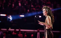 Miley Cyrus accepts the award for Record Of The Year for “Flowers” during the 66th Grammy Awards on February 04, 2024 in Los Angeles, California.