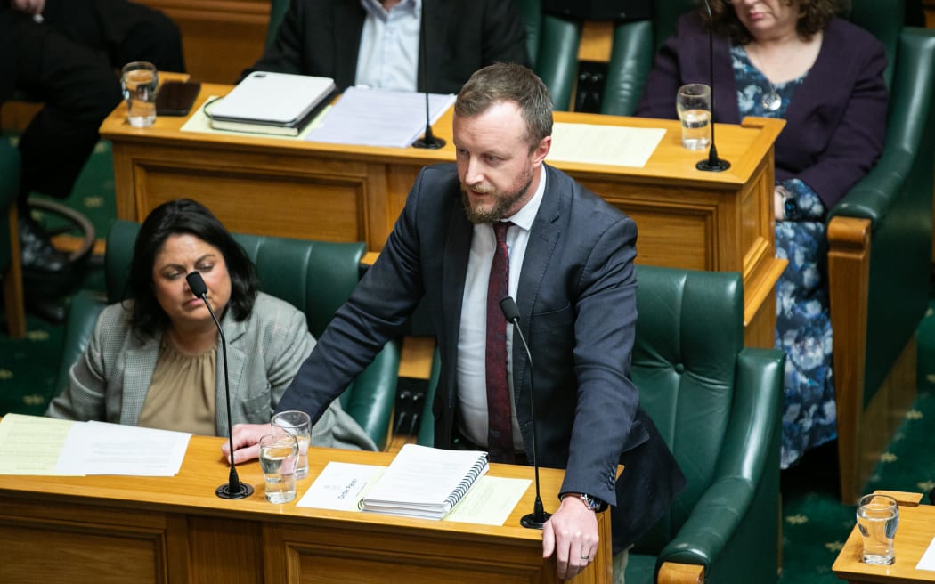 Kieran McAnulty speaks to a point of order in the House