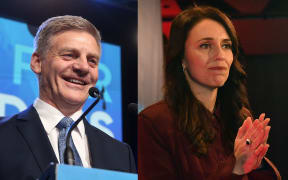 Bill English and Jacinda Ardern.