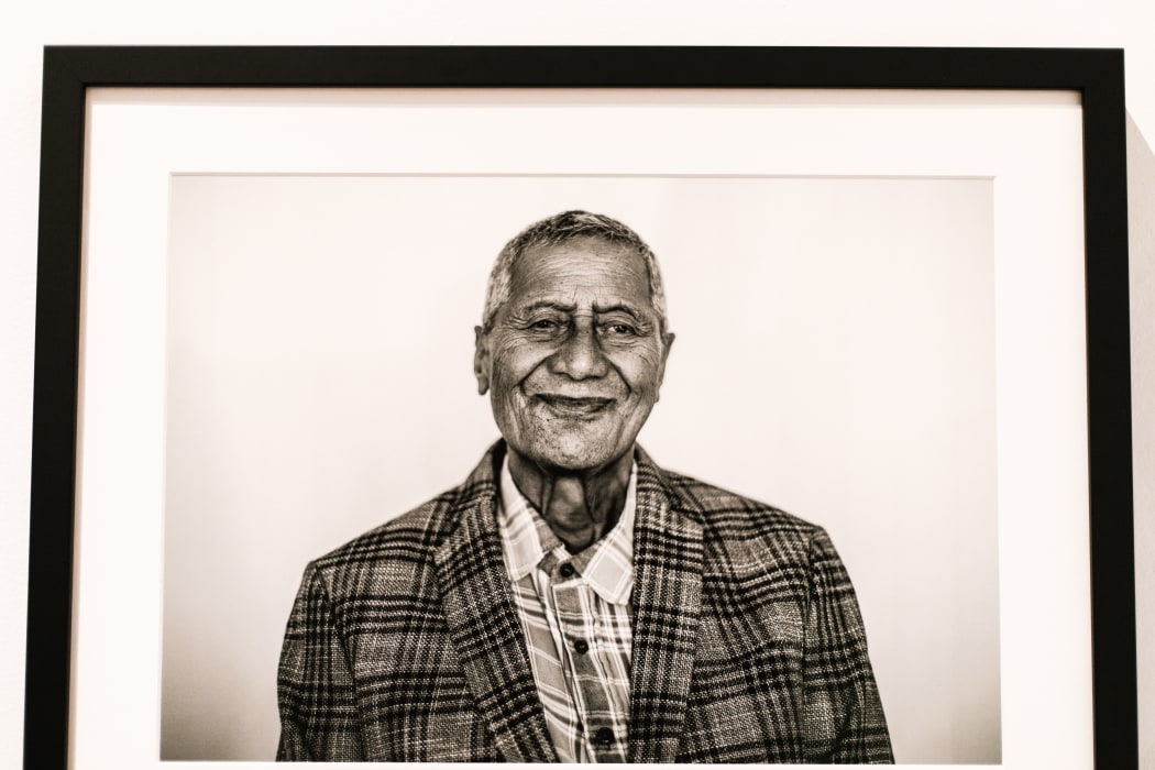 Artist Bodie Friend won the inaugural Kiingi Tuheitia Portraiture Award for his photograph depicting his great-uncle.