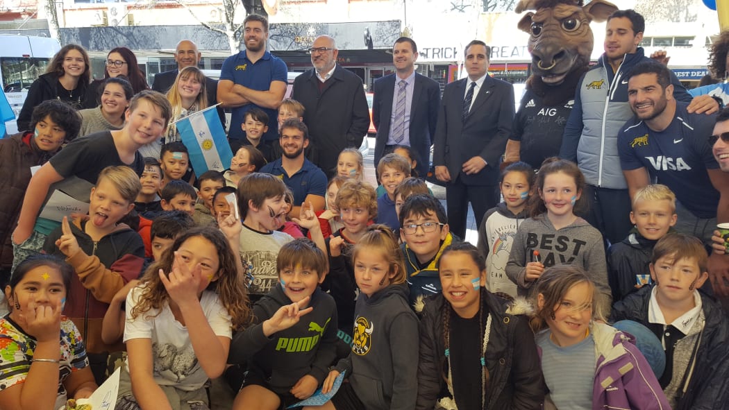 Taranaki rugby fans.