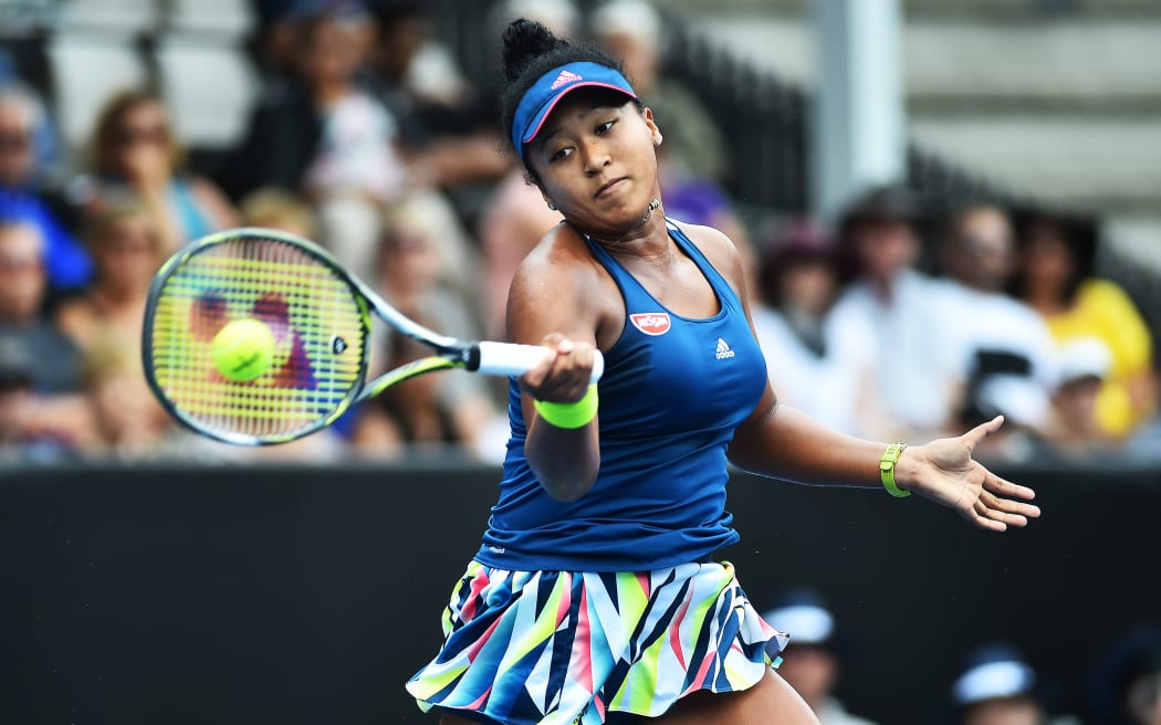 Japanese tennis player Naomi Osaka during the 2017 ASB Classic in Auckland.
