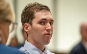 Tyler Robinson, accused of the murder of Charlie Kirk, appears during a hearing in Fourth District Court in Provo, Utah, on December 11.
