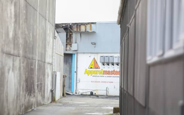 Fire destroys Apparelmaster warehouse in Petone | RNZ
