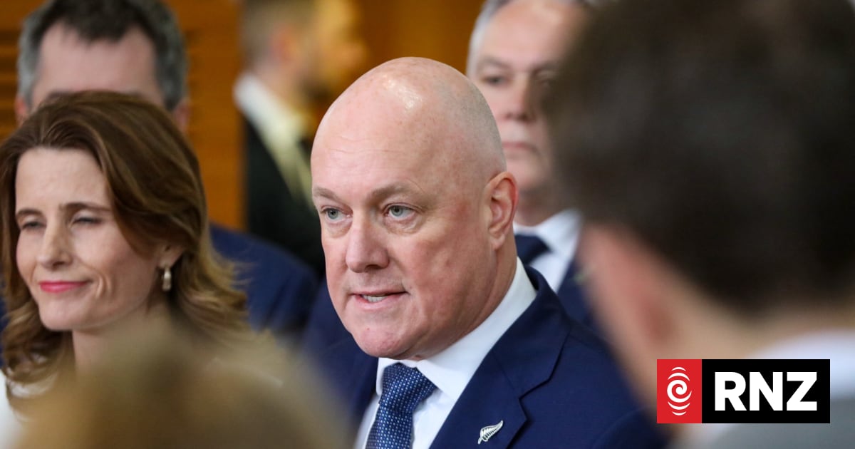 Watch: What Christopher Luxon said after second attempt to roll him