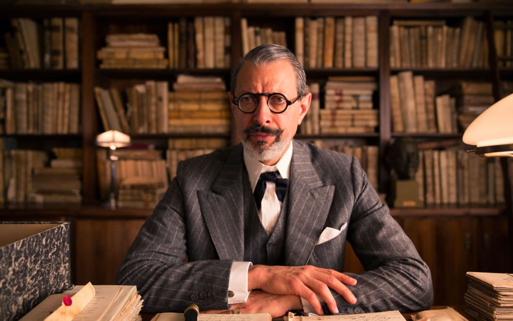 Jeff Goldblum in Wes Anderson's The Grand Budapest Hotel.