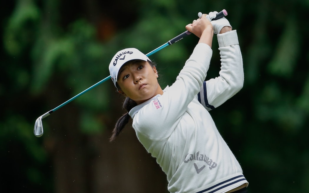 Lydia Ko in action at the Women's PGA Championship