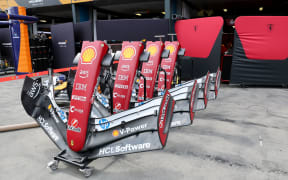 Ferrari front wings. 2025 Formula 1.