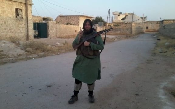 Mark Taylor during his time with ISIS.