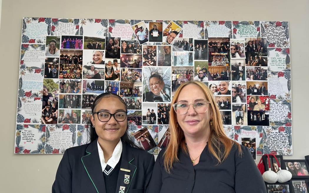 Fekita Vea, left, and Emma Henderson