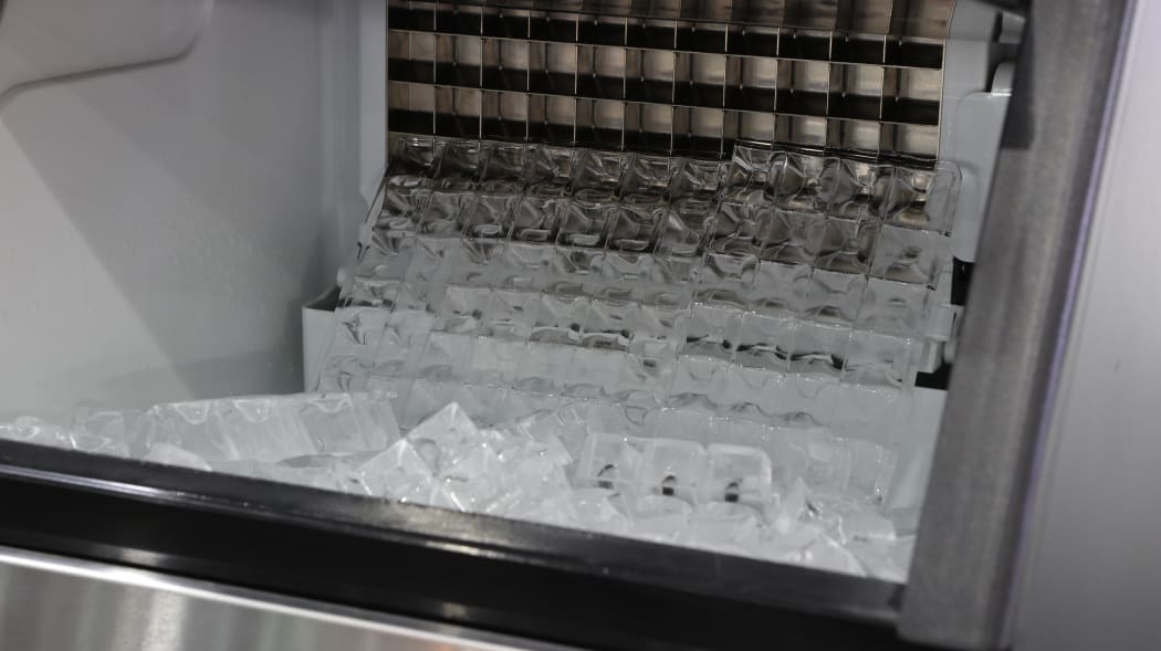 Ice cube making machine.