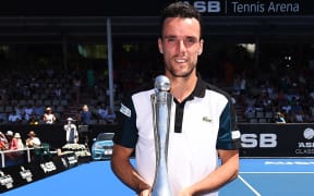 Spanish tennis player Roberto Bautista Agut wins 2016 ASB Classic.