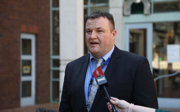 Detective Inspector Geoff Baber following the sentencing of Frederick Hobson and Shane Tane