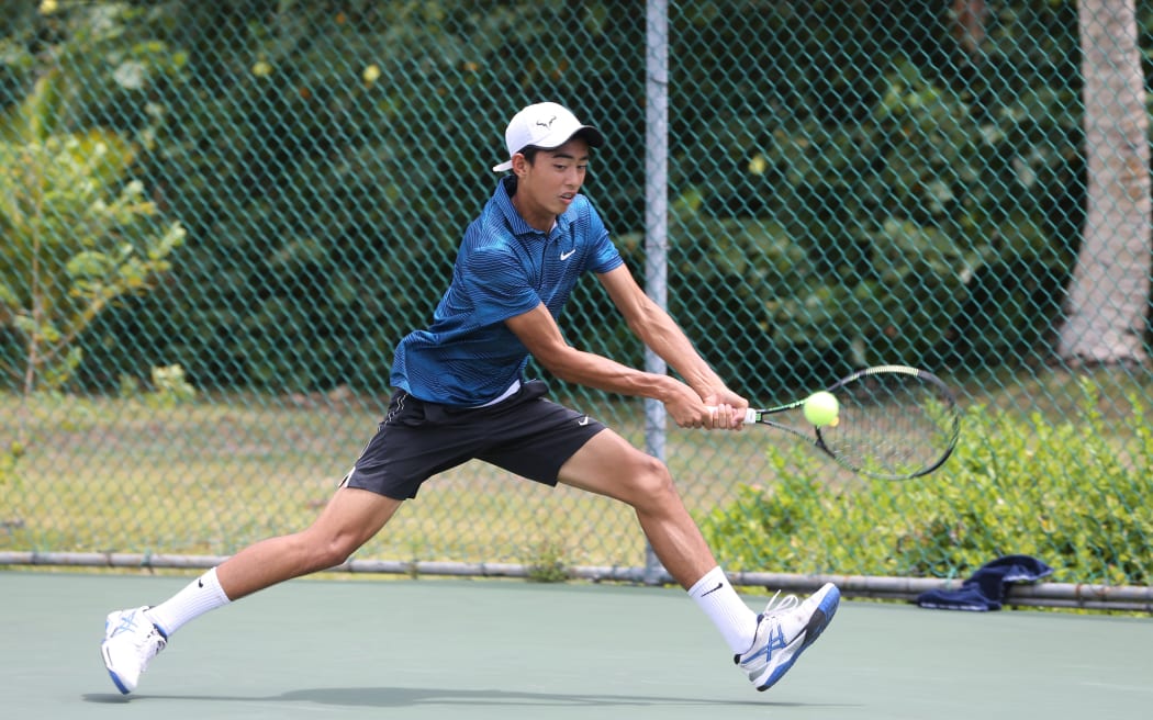 Guam tennis player Mason Caldwell.