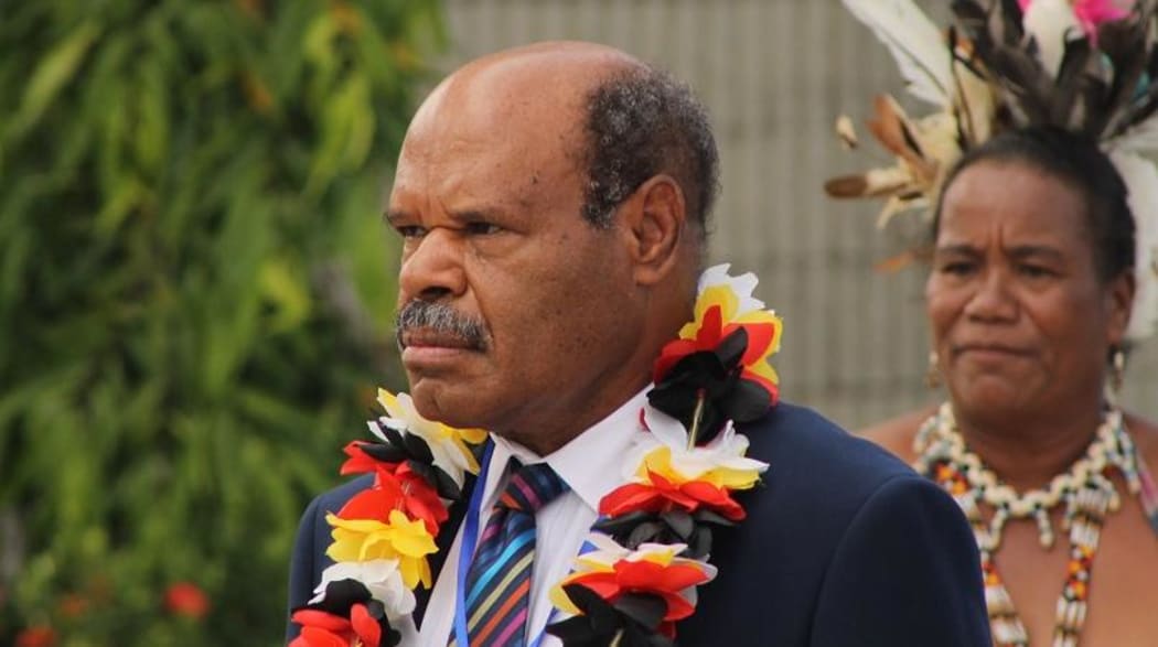 The PNG chief justice Sir Salamo Injia