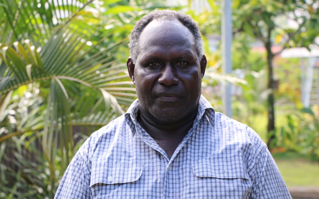 The former leader of the Bougainville Revolutionary Army, Sam Kauona.