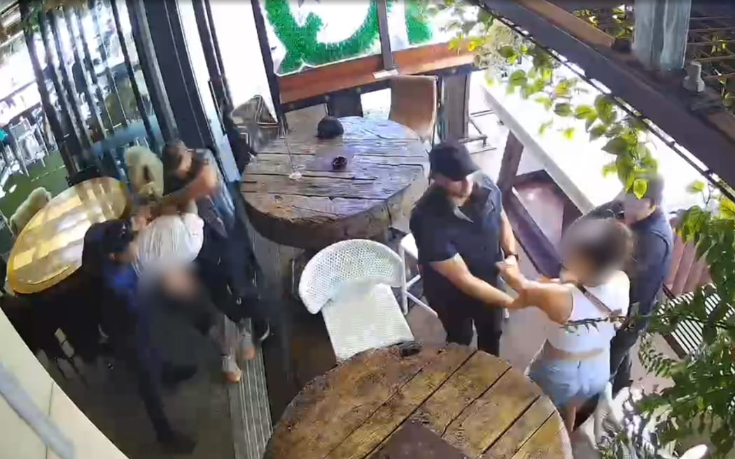 Two people were arrested at the Headquarters bar on Customs Street in central Auckland on 3 April, 2024, in relation to the case of a kidnapping the day before.