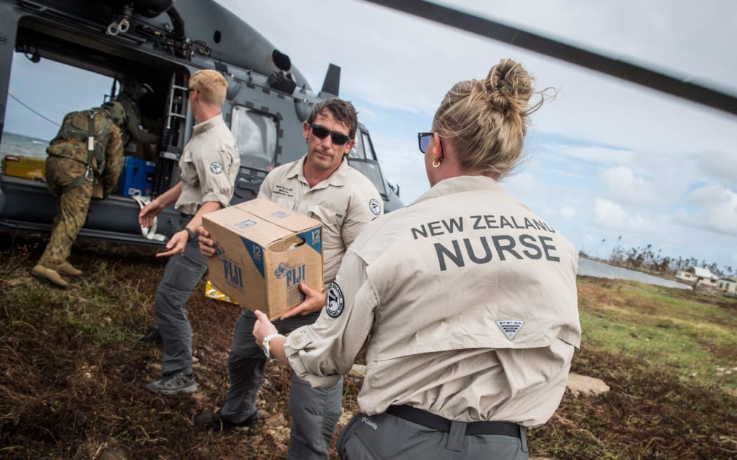 The New Zealand Defence Force’s NH90 helicopters marked their first overseas mission by delivering essential aid supplies to Nasau village in Koro, a cyclone-ravaged island about 106 km north of the Fijian capital of Suva.