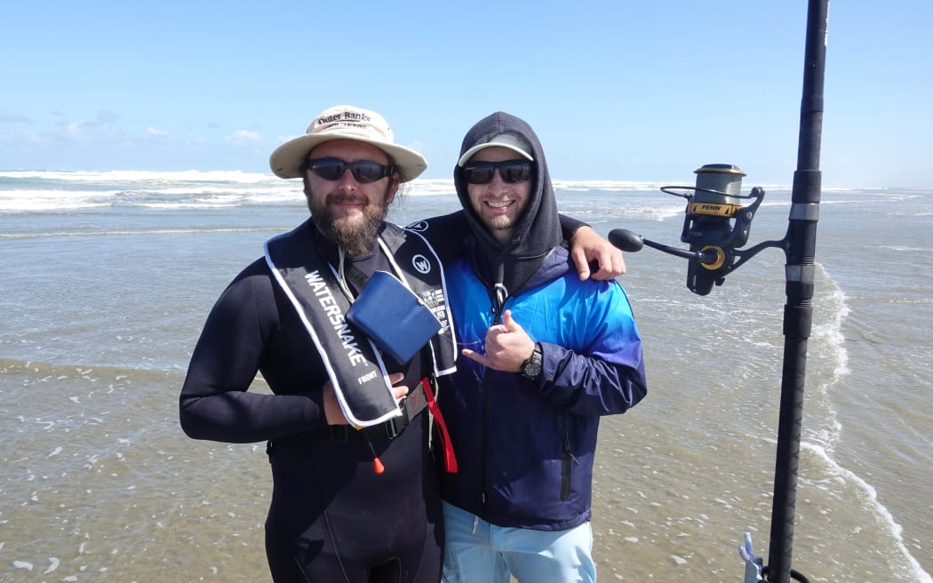 Achley Nortje of Rotorua and Harrison Gardiner of Dunedin, in Florida, possibly the contestant who travelled the furthest to take part.