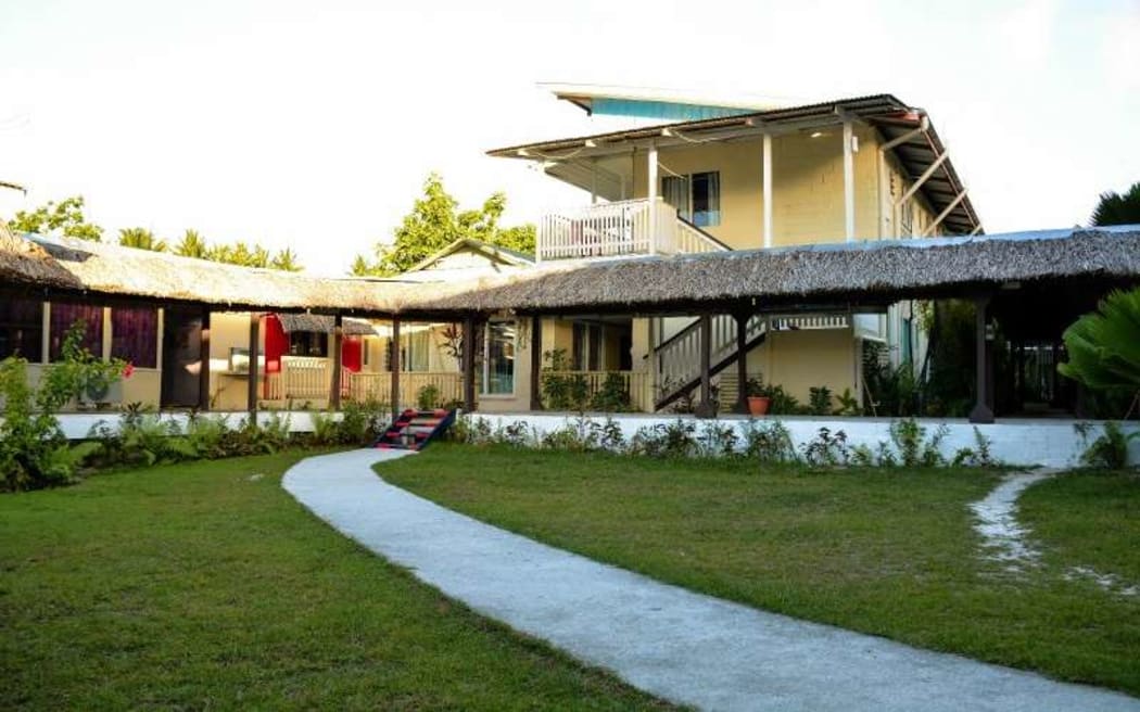 Utirerei hotel, on the main island Tarawa.