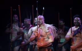 Kapa Haka performers at Edinburgh.