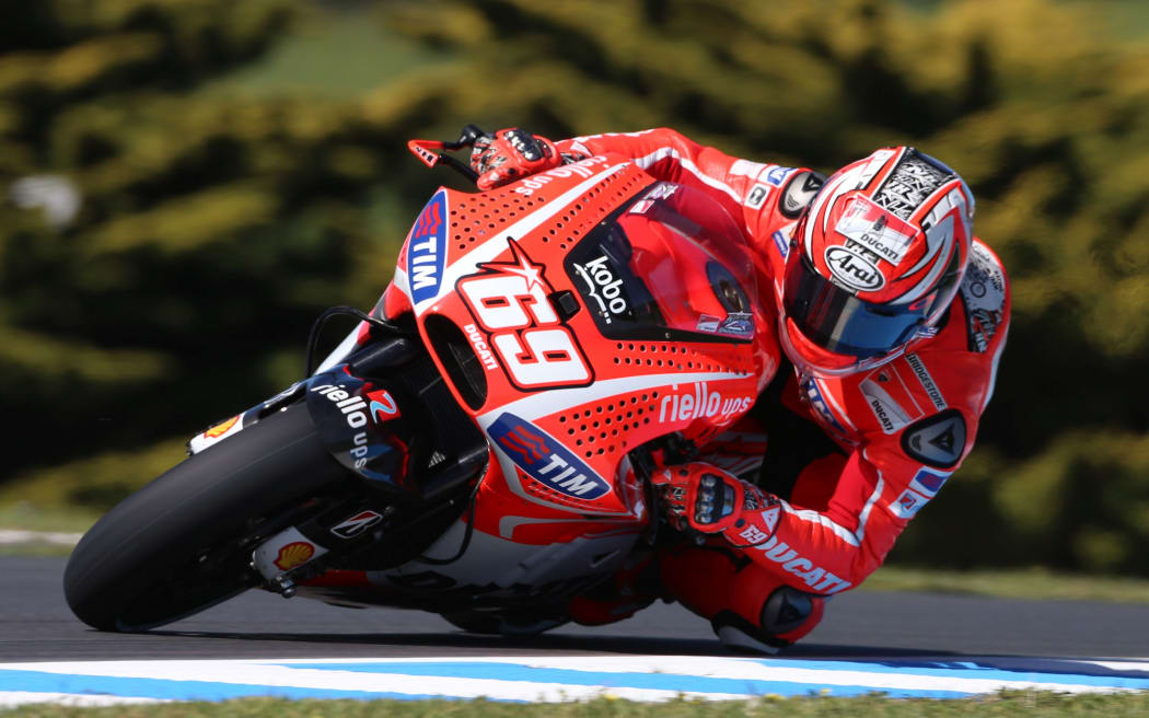 American motorcyclist Nicky Hayden.