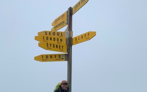 Jamie Tahana at Cape Reinga