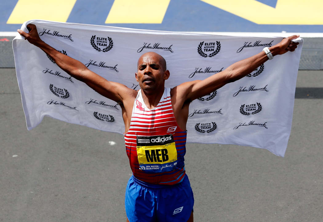 Meb Keflezighi was the first US male athlete to win the Boston Marathon in decades.