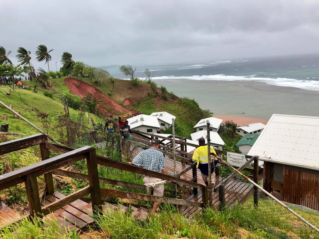 The landslide in Gizo