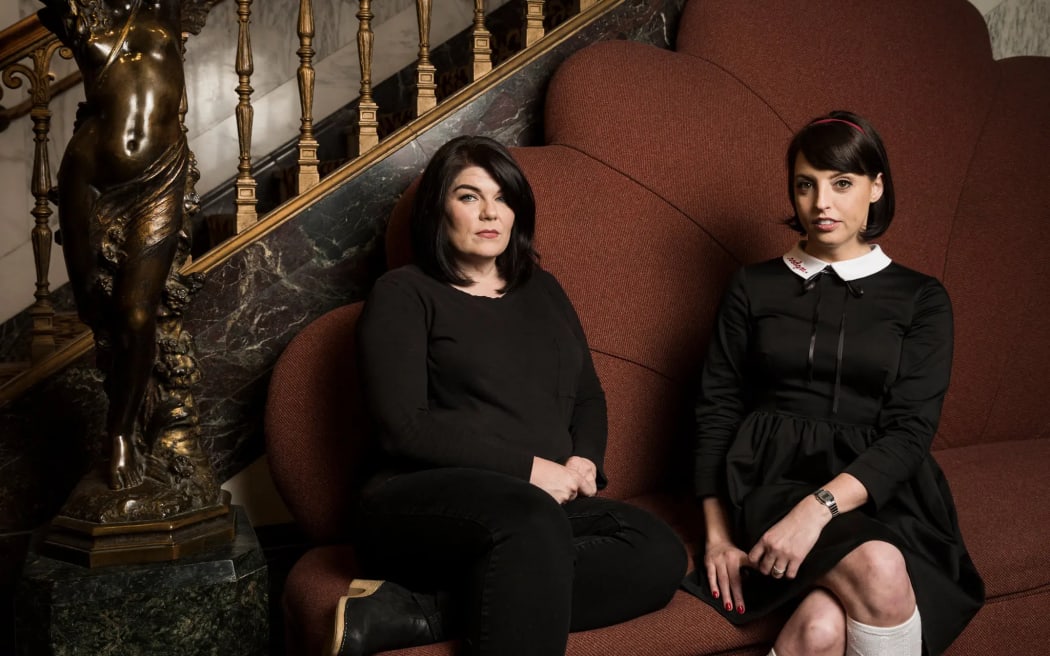 Karen Kilgariff, and Georgia Hardstark - hosts of the award-winning podcast My Favourite Murder