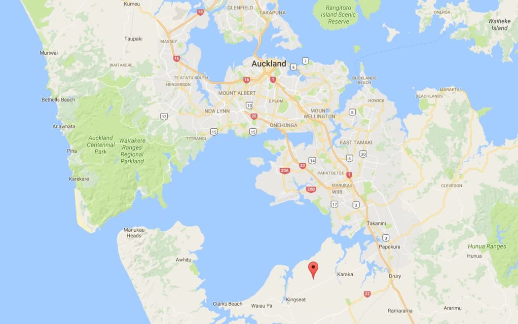 Emergency services were called to the crash on Kidd Road in the suburb of Karaka shortly before 5pm.