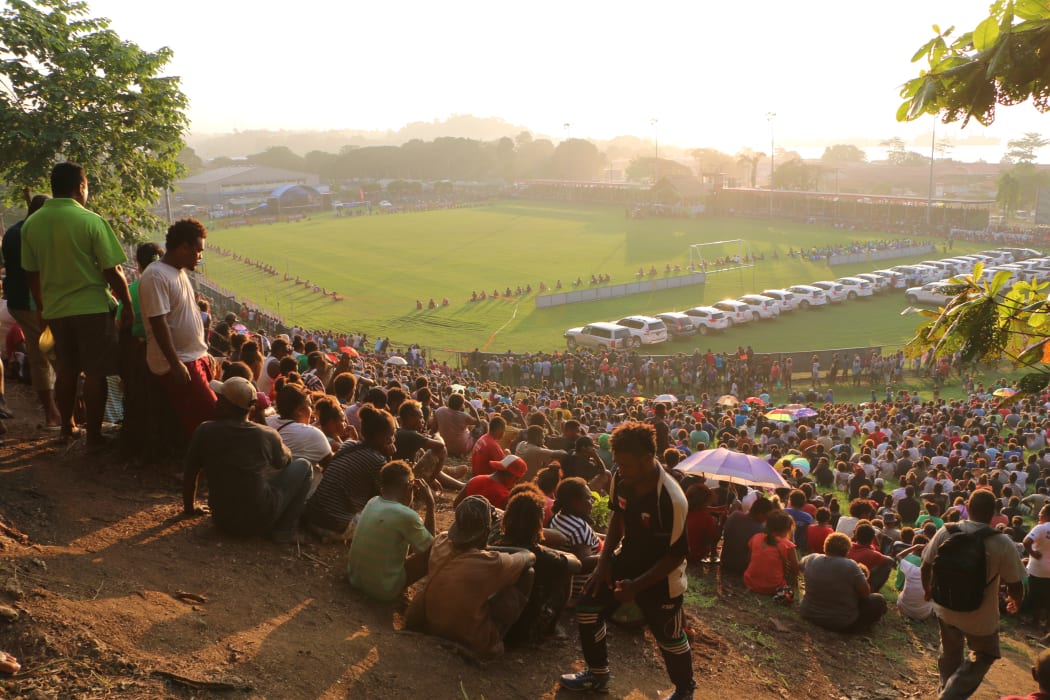27 June 2017.Thousands of Solomon Islanders gathered to farewell RAMSI at Lawson Tama Stadium in Honiara. The same venue where a similar crowd had first welcomed the mission 14 years ago.