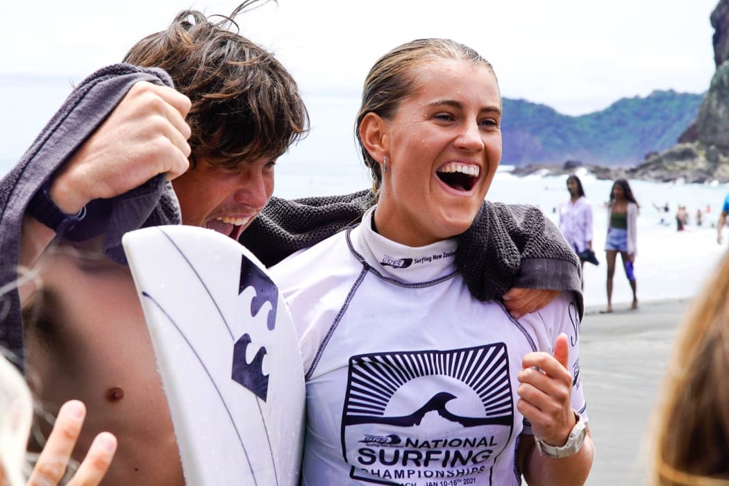 NZ Womens Surf Champ 2021 Saffi Vette