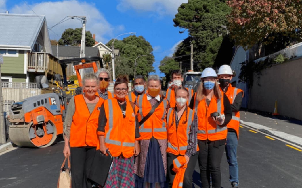 The Terrace between Ghuznee and Buller Streets will be the first section of road trialled with the new product using used textiles.