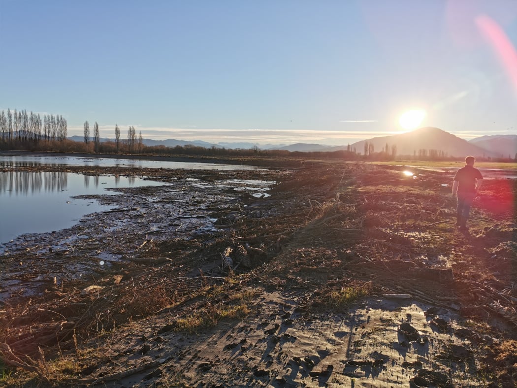 The damage at Anna Dale Farm