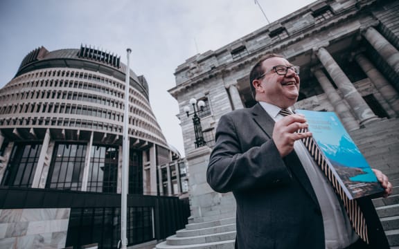 Grant Robertson holding Budget 2020 ahead of its release.
