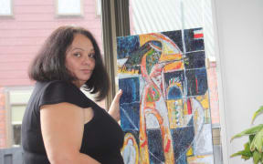 Clerical abuse victims advocate Annie Hill.