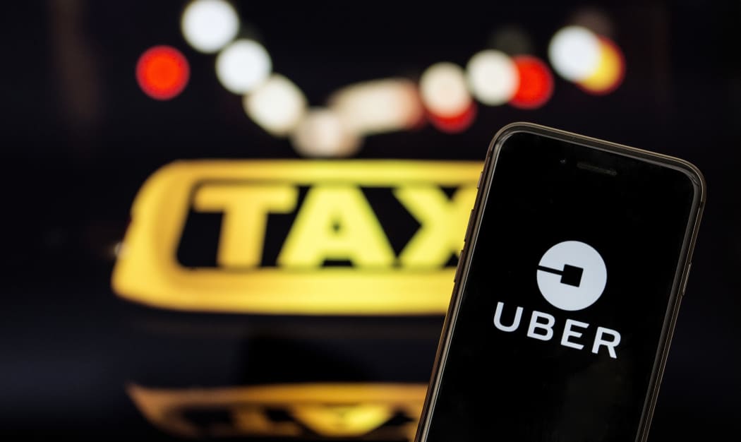 Uber taxi.