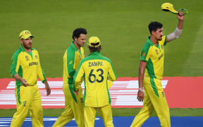 Mitchell Starc.
New Zealand Black Caps v Australia. ICC Cricket World Cup. Lords Cricket Ground. Saturday 29 June 2019. © Copyright Photo: Andrew Cornaga / www.photosport.nz