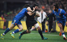Matt Todd playing for All Blacks in June 2018