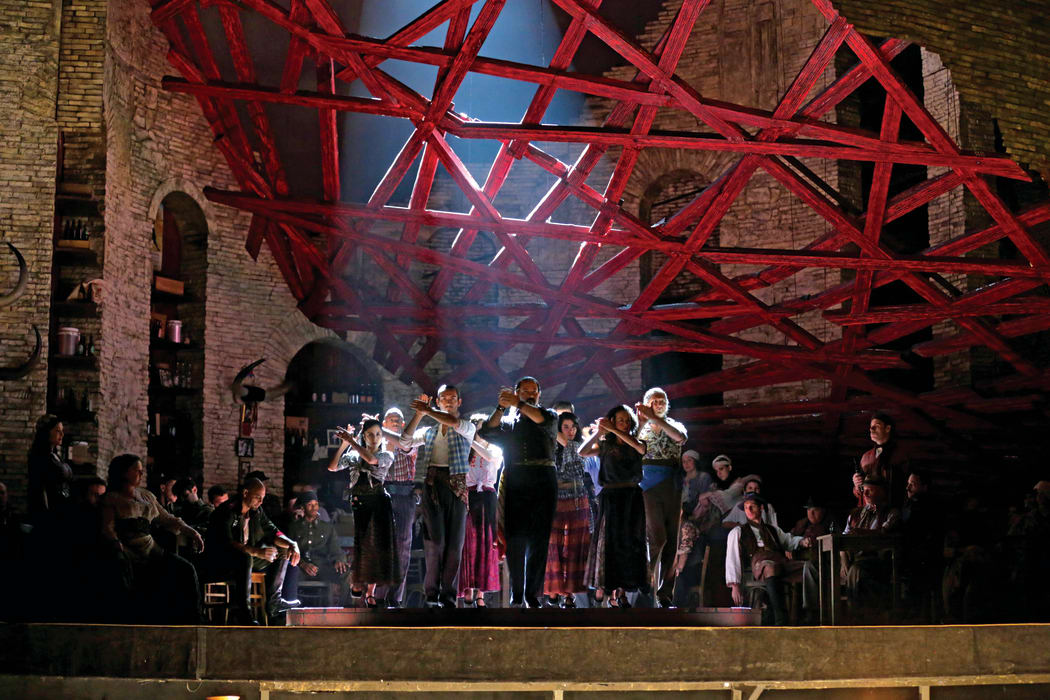 A scene from Carmen at The Met